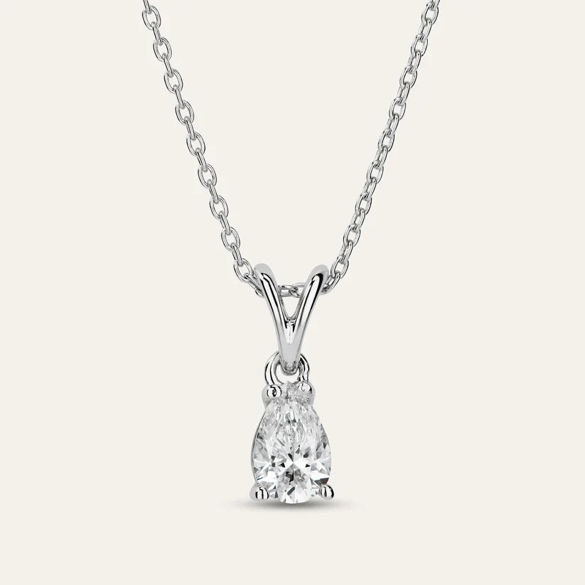 The Royale Pear-Cut Diamond Riviera Necklace