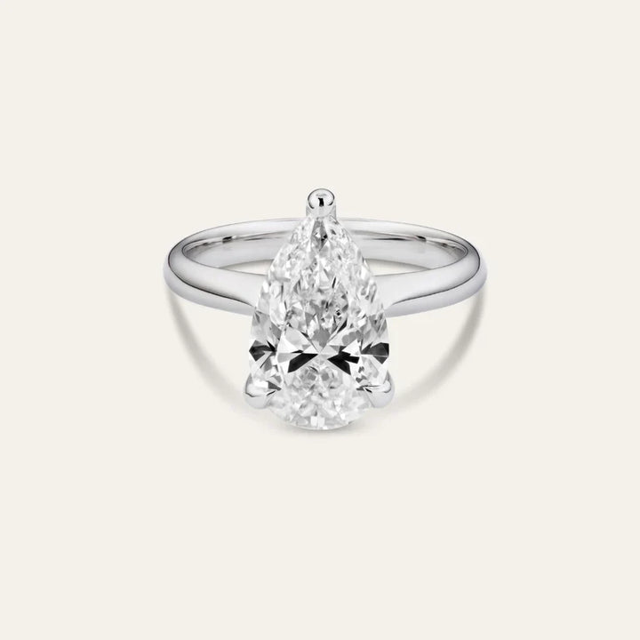 The Monarch Pear-Cut Diamond Drop Earrings