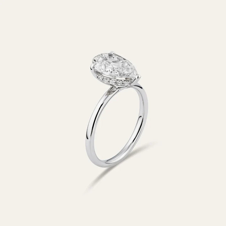 The Monarch Pear-Cut Diamond Drop Earrings